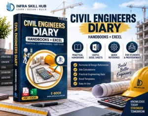 Civil Engineers Diary with practical engineering handbooks and Excel resources