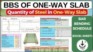 BBS of One Way Slab Excel Sheet – Infra Skill Hub