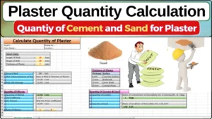 Plaster Quantity Calculator Excel Sheet for Civil Engineers – Infra Skill Hub