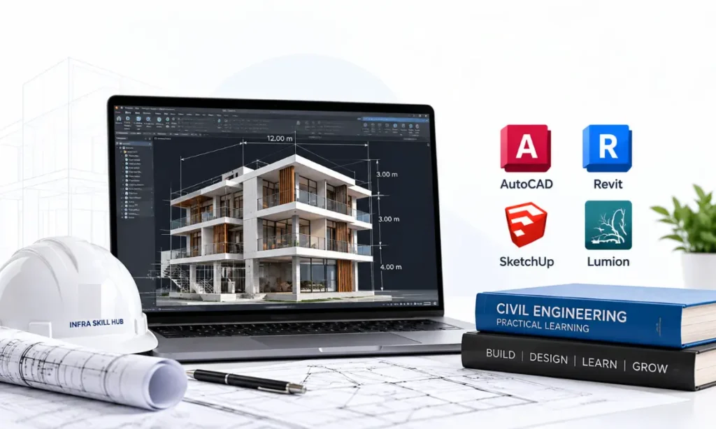 Civil Engineering Courses and software training for AutoCAD, Revit, SketchUp and Lumion